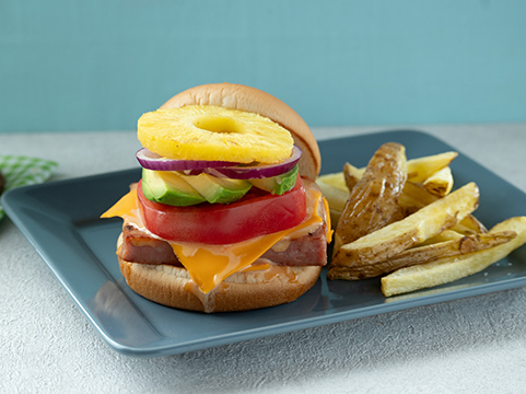 第1話 熟考助力 ハワイアンランチョンミートバーガー